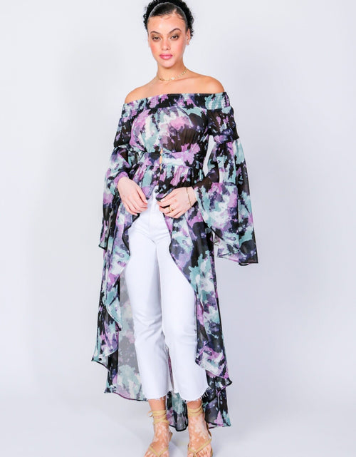 Load image into Gallery viewer, Hendrix Off The Shoulder Duster by LUVMEMORE
