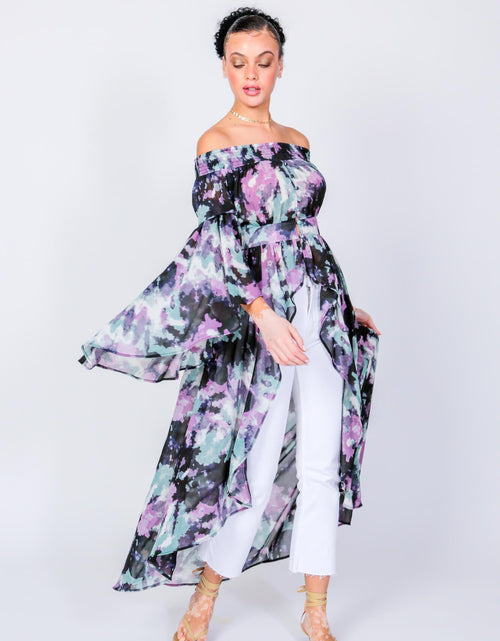 Load image into Gallery viewer, Hendrix Off The Shoulder Duster by LUVMEMORE
