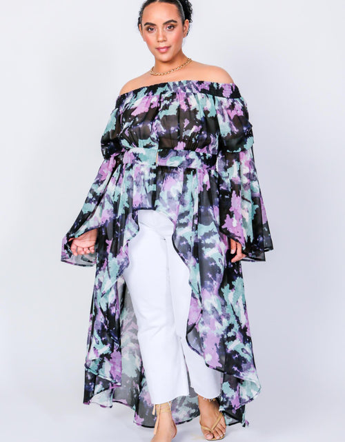 Load image into Gallery viewer, Hendrix Off The Shoulder Duster by LUVMEMORE
