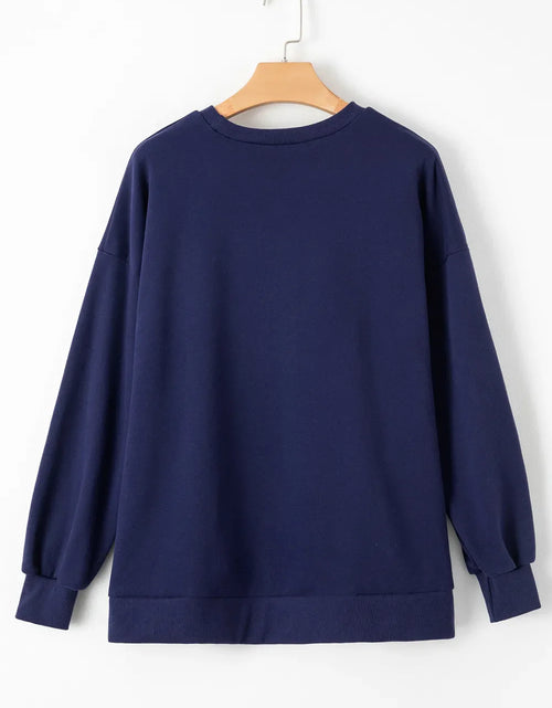 Load image into Gallery viewer, Round Neck Long Sleeve Sweatshirt

