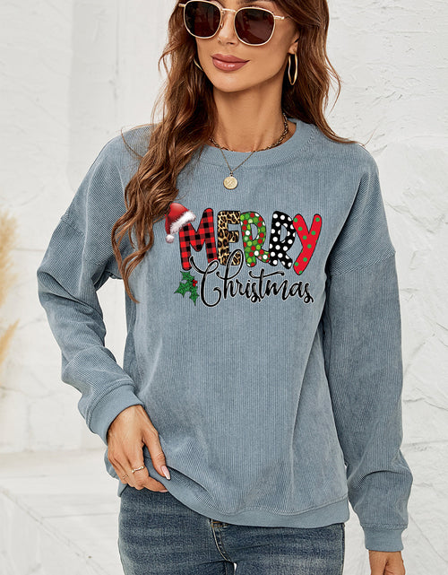 Load image into Gallery viewer, MERRY CHRISTMAS Graphic Sweatshirt
