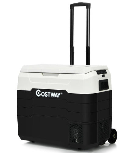 42 QT Portable Dual-Zone Car Refrigerator-White