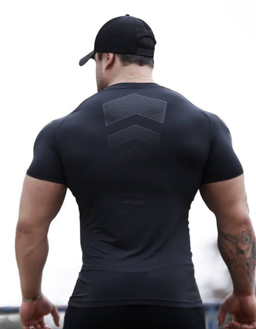 Load image into Gallery viewer, Men's Plus Size Round Neck Short Sleeve T-Shirt
