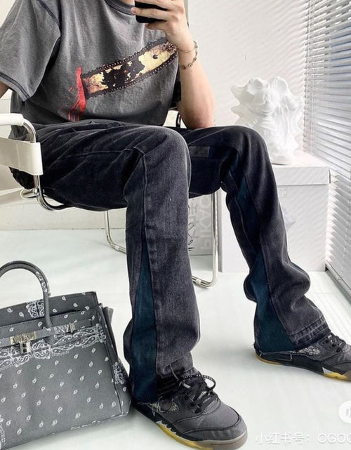 Load image into Gallery viewer, Men's Washed Bootcut Jeans
