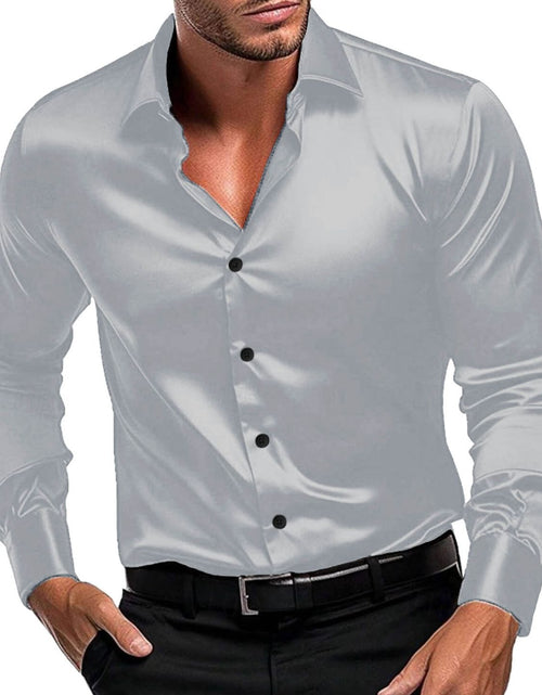 Load image into Gallery viewer, Men's Button Down Long Sleeve Shirt

