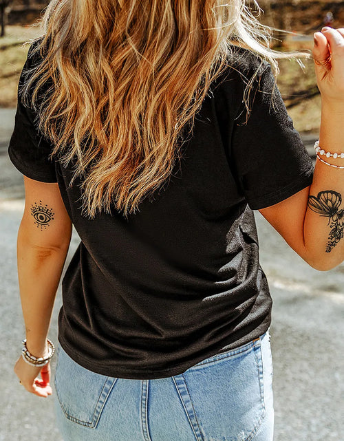 Load image into Gallery viewer, Full Size Ghost Round Neck Short Sleeve T-Shirt
