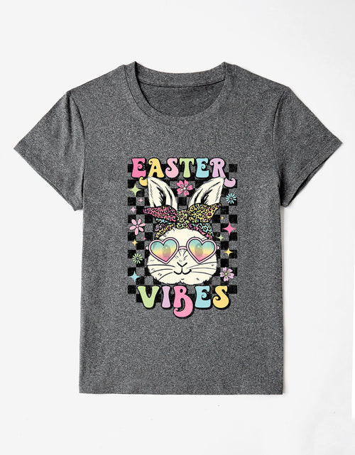 Load image into Gallery viewer, EASTER VIBES Round Neck Short Sleeve T-Shirt
