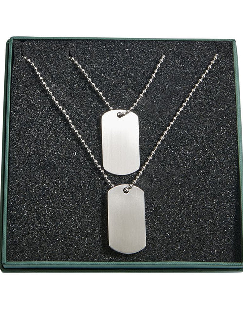 Load image into Gallery viewer, Set Of 2 Dog Tags With Chains by Creative Gifts
