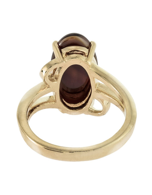 Load image into Gallery viewer, Vintage Ring Genuine Onyx 18k White Gold Electroplated Cocktail Ring Made in USA by PVD Vintage Jewelry
