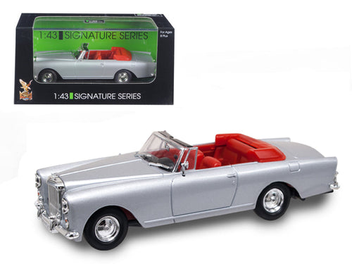 Load image into Gallery viewer, 1961 Bentley Continental S2 Park Ward DHC Convertible Silver 1/43 Diecast Car Model by Road Signature
