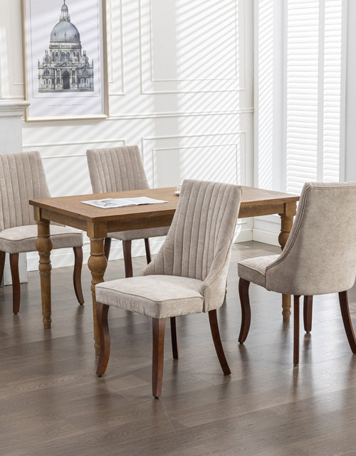 Load image into Gallery viewer, Set of 2 Rayon Cloth Flocking Linen Dining Chairs by Blak Hom
