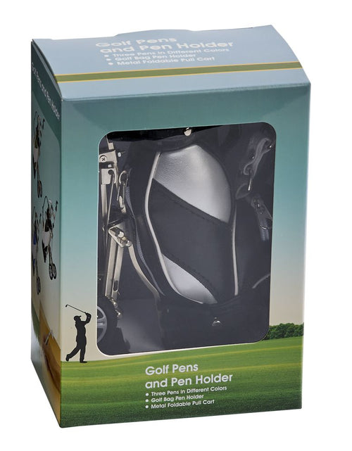 Load image into Gallery viewer, Golf Cart Style Pen Set &amp; Holder by Creative Gifts
