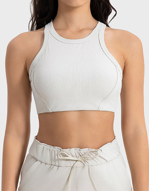 Load image into Gallery viewer, Millennia Wide Strap Cropped Sport Tank
