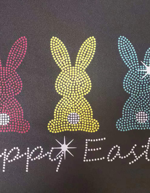 Load image into Gallery viewer, HAPPY EASTER Graphic Round Neck T-Shirt
