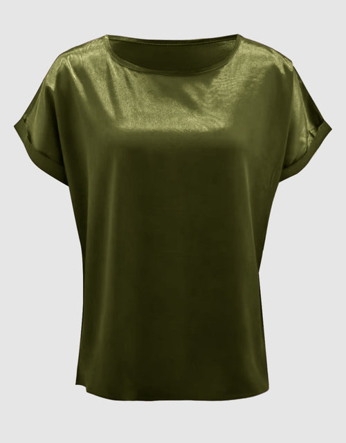 Load image into Gallery viewer, Round Neck Short Sleeve T-Shirt
