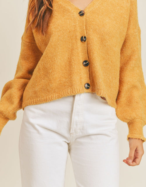 Load image into Gallery viewer, MABLE Long Sleeve Button Down Sweater Cardigan
