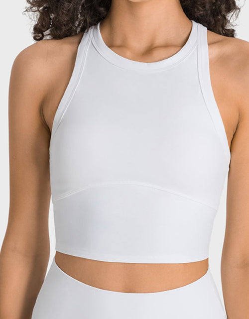Load image into Gallery viewer, Millennia Racerback Cropped Sports Tank
