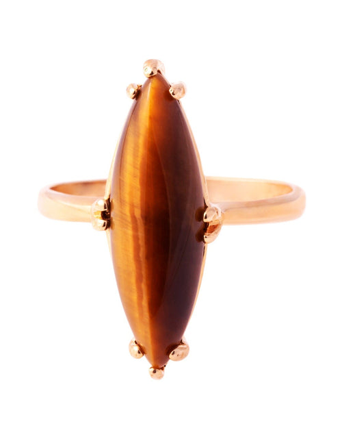 Load image into Gallery viewer, Vintage Genuine Jade Ring 18k Yellow Gold Electroplated Made in the USA by PVD Vintage Jewelry
