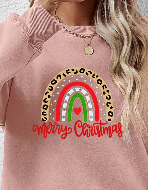Load image into Gallery viewer, MERRY CHRISTMAS Graphic Sweatshirt
