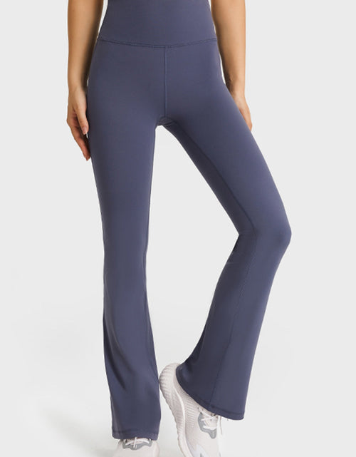 Load image into Gallery viewer, Millennia Elastic Waist Flare Yoga Pants
