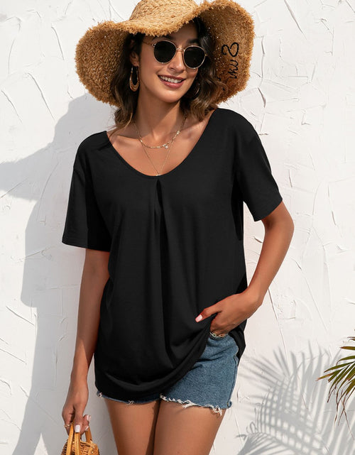 Load image into Gallery viewer, Ivy Lane Lace Trim Short Sleeve Top
