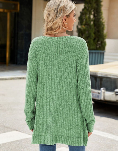 Load image into Gallery viewer, Round Neck Long Sleeve T-Shirt
