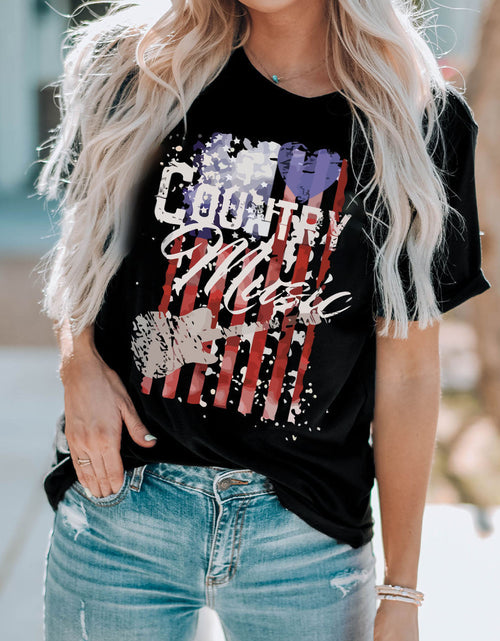 Load image into Gallery viewer, COUNTRY MUSIC Graphic Tee Shirt
