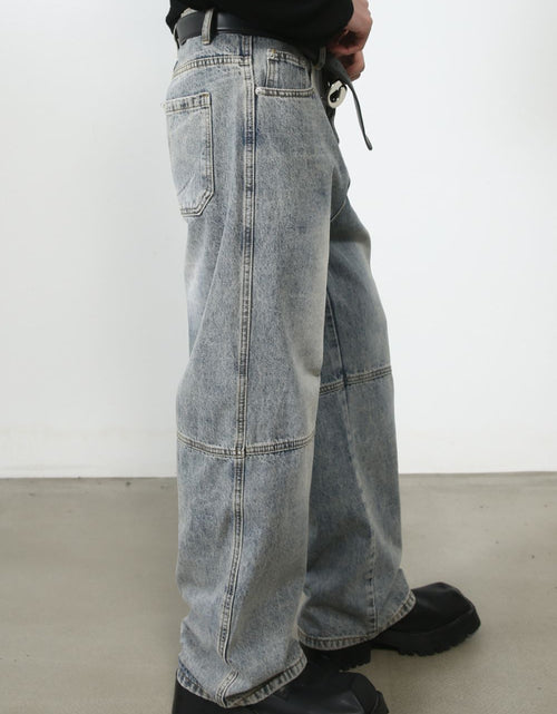 Load image into Gallery viewer, Men's Mid Rise Baggy Jeans
