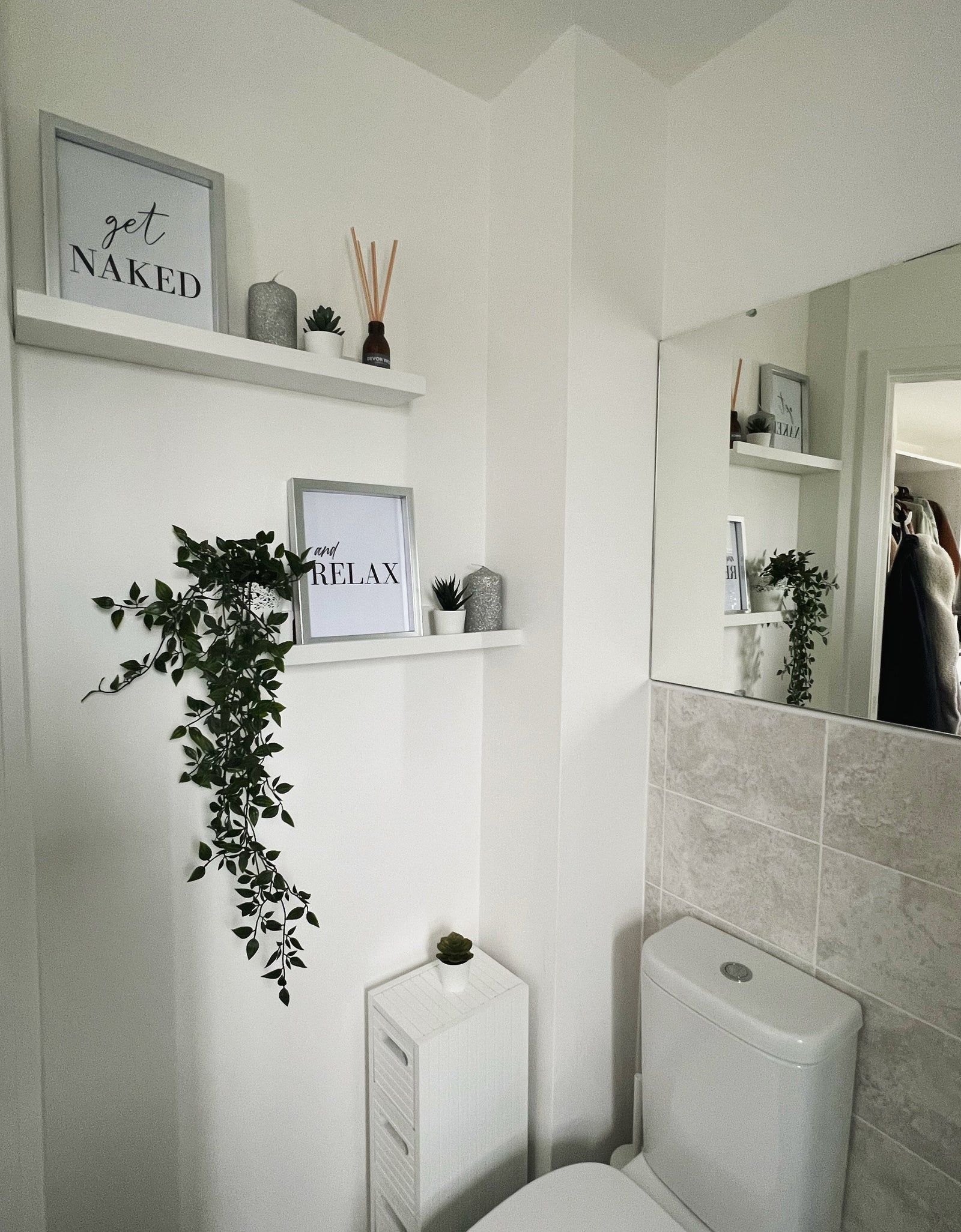 Get Naked Bathroom Wall Decor Print by WinsterCreations™ Official Store