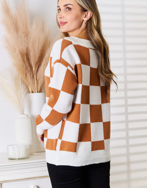 Load image into Gallery viewer, Angel Wings Double Take Button-Up V-Neck Dropped Shoulder Cardigan
