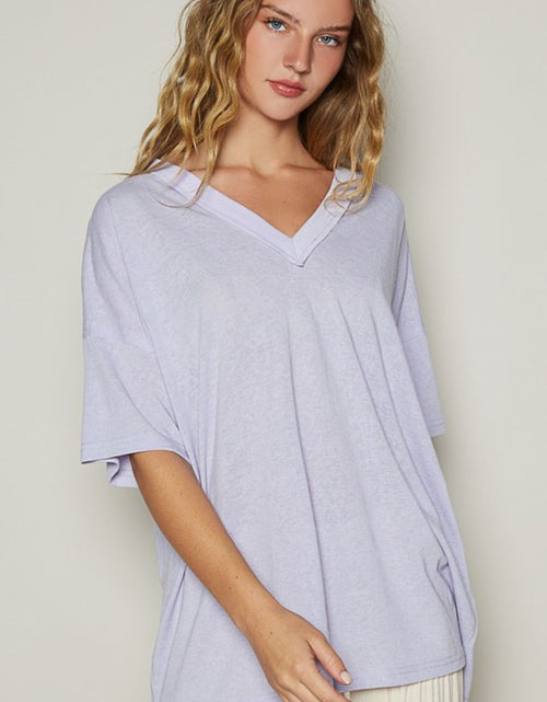 Load image into Gallery viewer, POL V-Neck Half Sleeve T-Shirt
