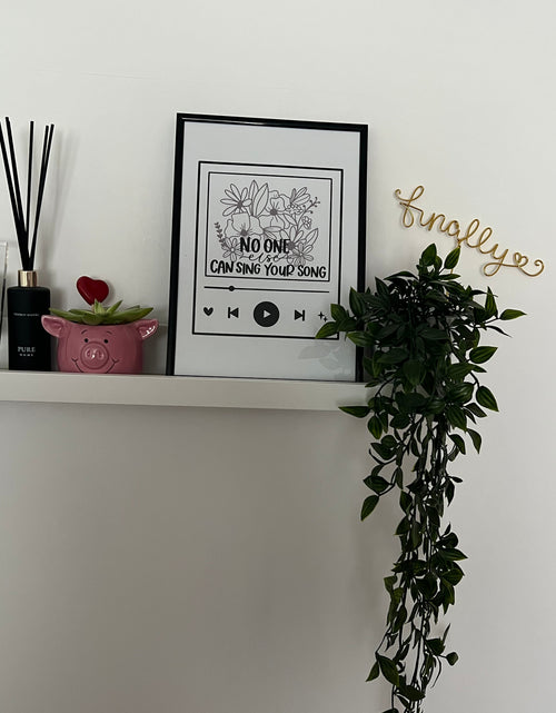 Load image into Gallery viewer, No One Else Can Sing Your Song Mental Health Inspirational Wall Decor Quote Print by WinsterCreations™ Official Store
