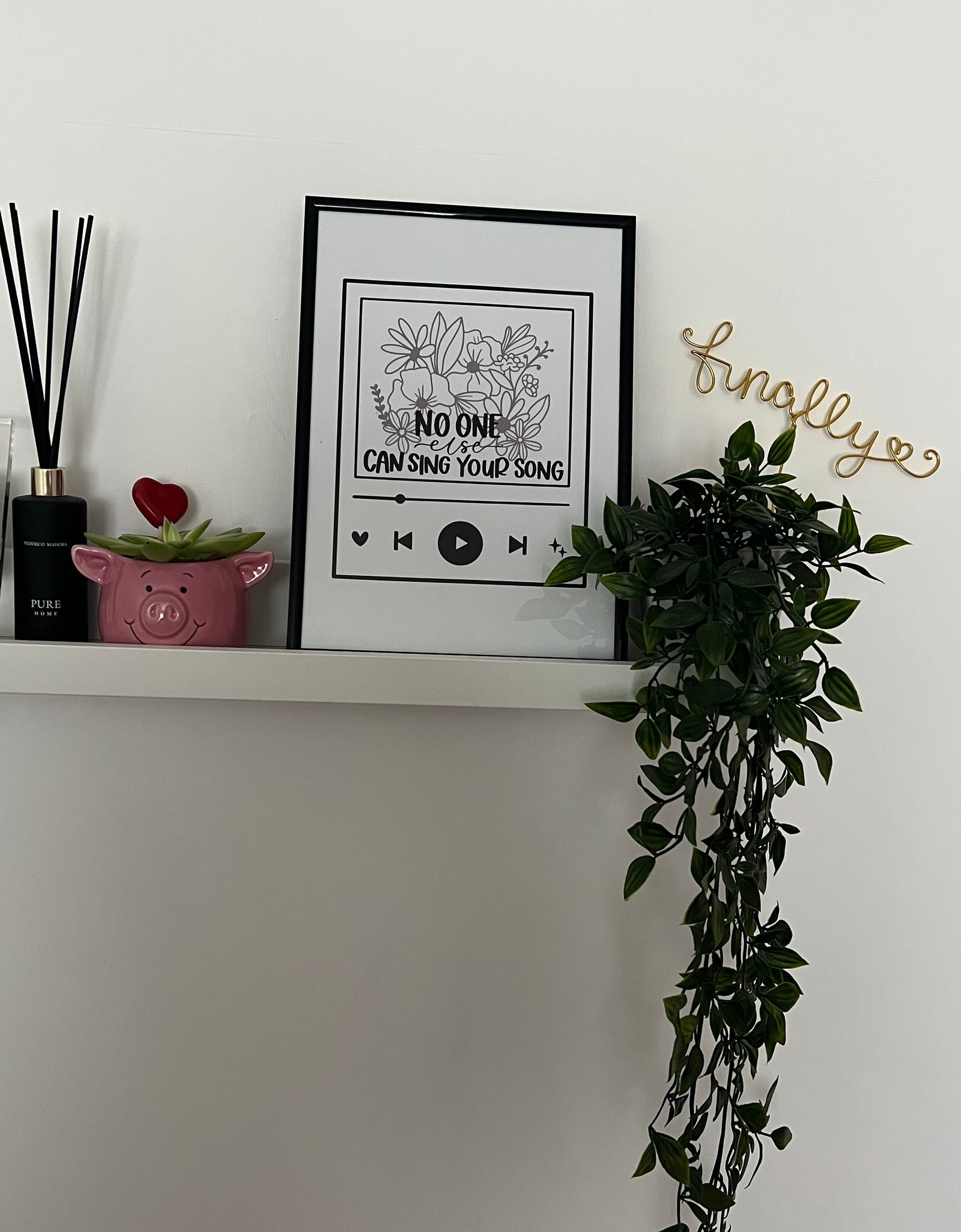 No One Else Can Sing Your Song Mental Health Inspirational Wall Decor Quote Print by WinsterCreations™ Official Store