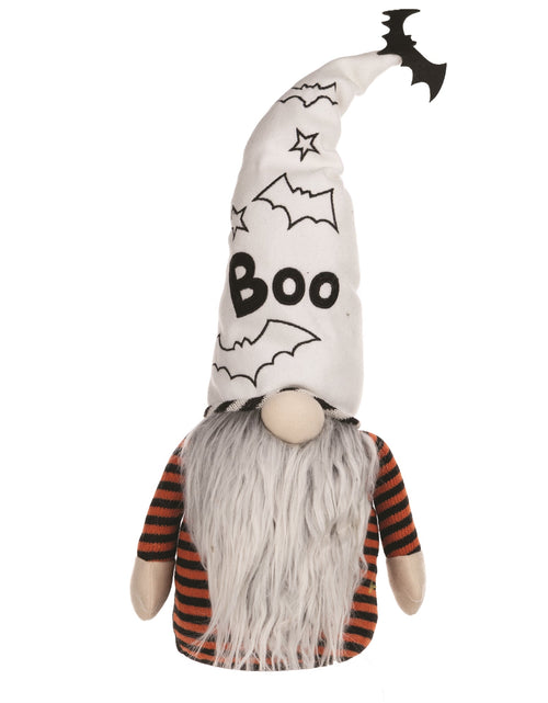 Load image into Gallery viewer, Plush Halloween Ghost Gnome Shelf Sitter 24"H

