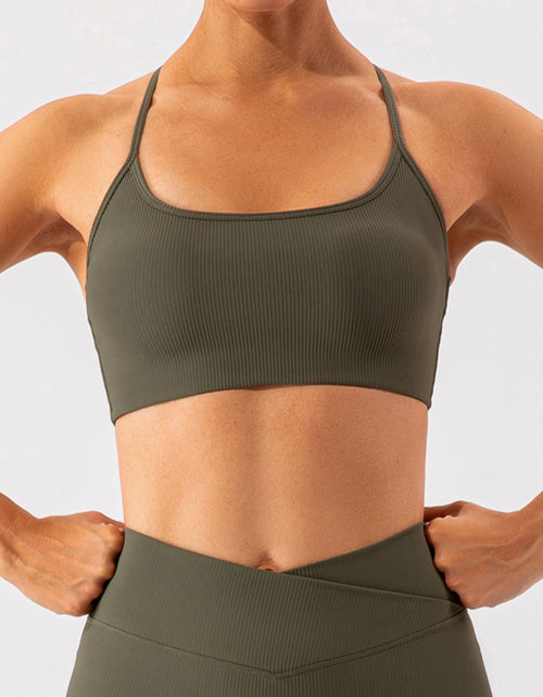 Load image into Gallery viewer, Spaghetti Strap Active Bra
