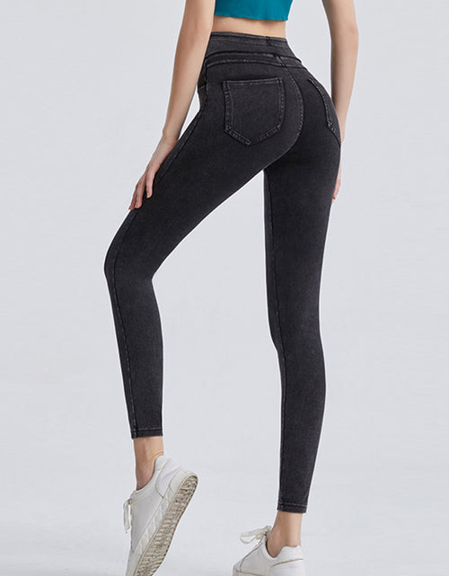 Load image into Gallery viewer, Wide Waistband Sports Leggings
