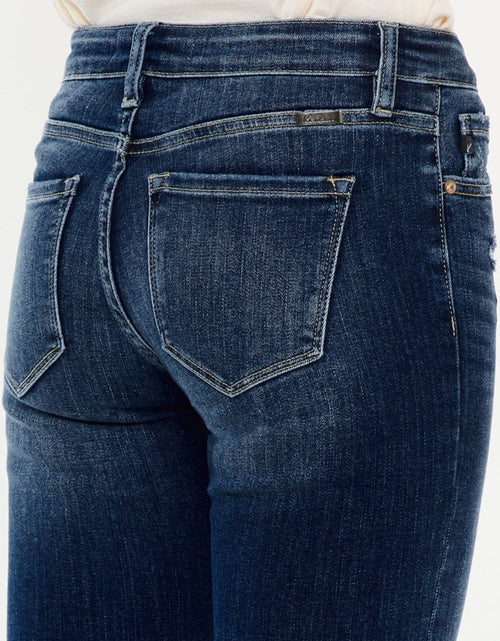 Load image into Gallery viewer, Kancan Mid Rise Button Fly Flare Jeans
