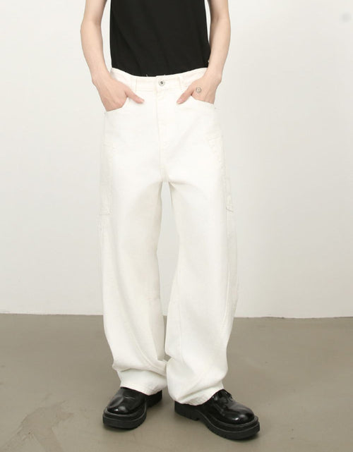 Load image into Gallery viewer, Men's Mid Rise Wide Leg Jeans
