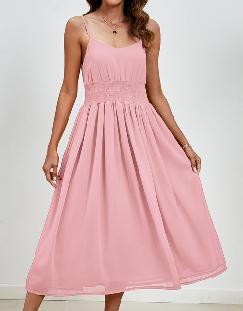Load image into Gallery viewer, Scoop Neck Midi Cami Dress
