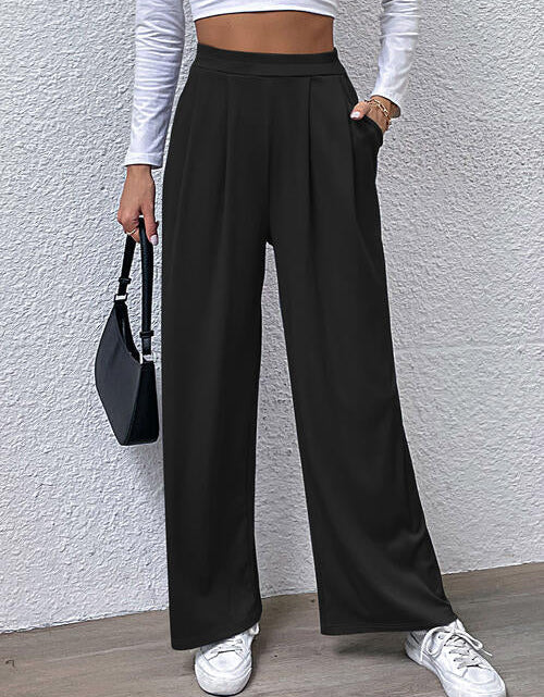 Load image into Gallery viewer, High Waist Straight Pants
