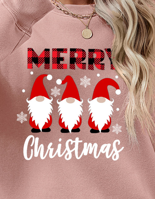 Load image into Gallery viewer, MERRY CHRISTMAS Long Sleeve Sweatshirt
