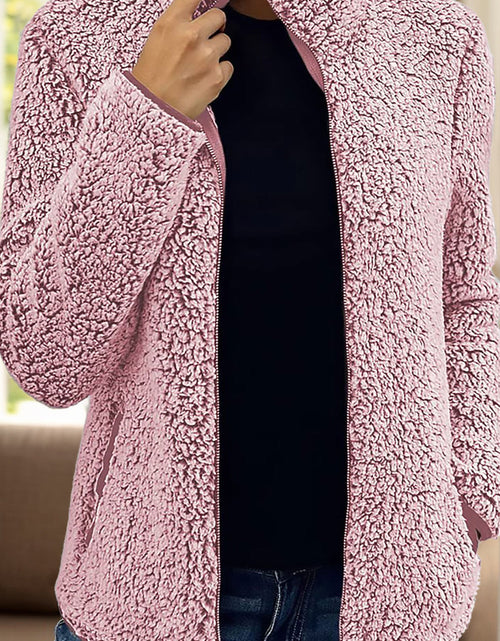 Load image into Gallery viewer, Pocketed Zip Up Turtleneck Jacket
