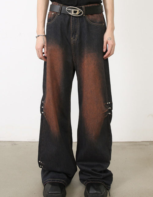 Load image into Gallery viewer, Men's Wasteland Style Wide Leg Jeans
