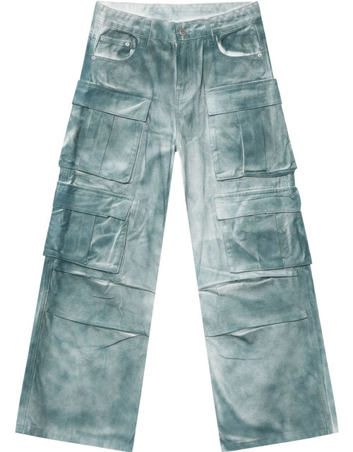 Load image into Gallery viewer, Men's Tie-Dye Cargo Jeans
