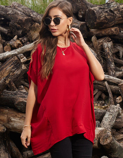 Load image into Gallery viewer, Perfee Round Neck Short Sleeve T-Shirt
