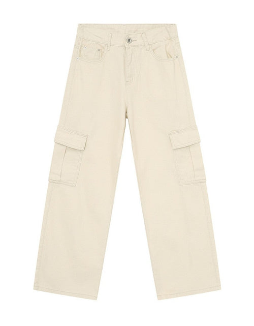 Load image into Gallery viewer, Wide Leg Cargo Jeans
