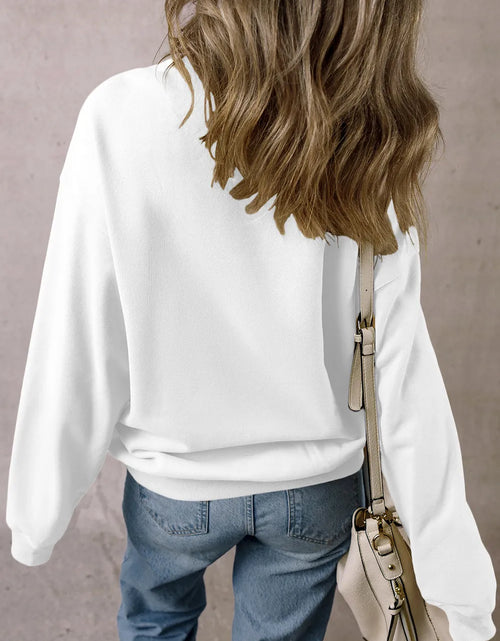 Load image into Gallery viewer, Graphic Dropped Shoulder Long Sleeve Sweatshirt
