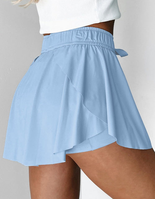 Load image into Gallery viewer, Drawstring High Waist Lined Active Skorts
