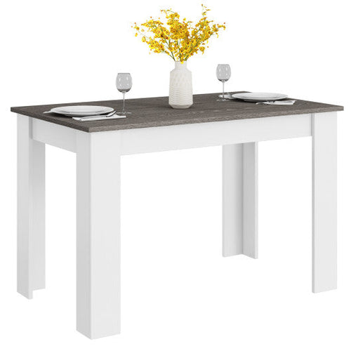 Load image into Gallery viewer, 47 Inches Dining Table for Kitchen and Dining Room-Dark Gray

