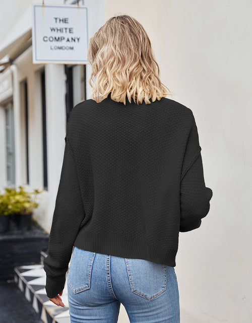 Load image into Gallery viewer, Button Down Exposed Seam Cardigan
